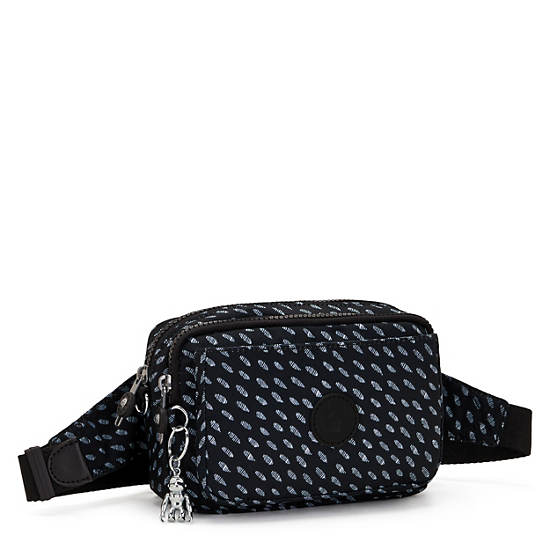 Kipling Abanu Multi Printed Convertible Çapraz Askılı Çanta Siyah | TR 2184BE